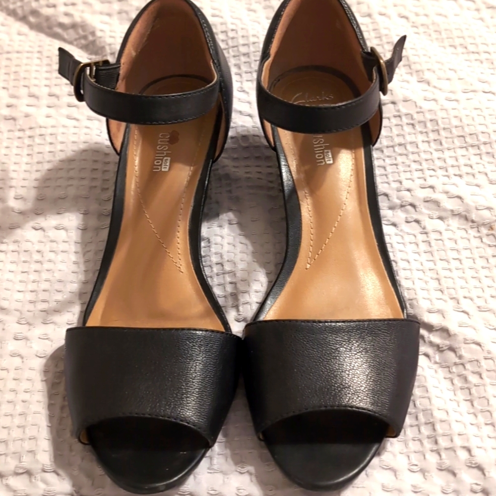 Clarks wedge heel